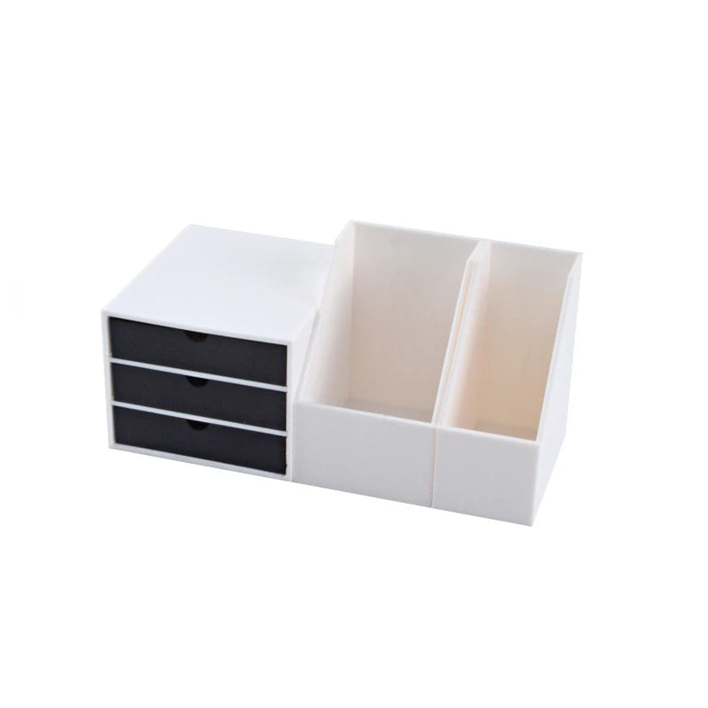1set Miniature File Organizer Office Set Model Book Stand Drawer Cabinet Dollhouse Simulation Desk Accessories Toys Play Gift