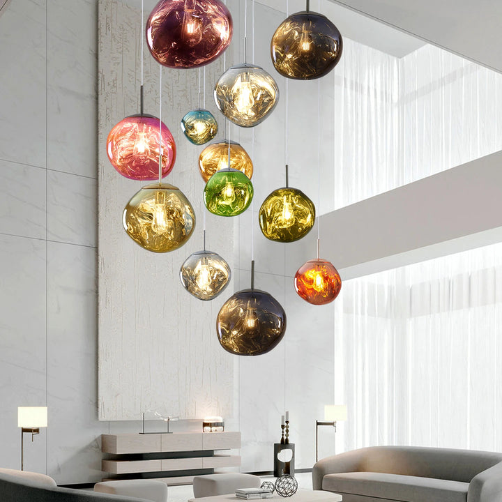 Designer Lava Pendant Light Luxury Villa Duplex Staircase Nordic Bar Modern Creative Dining Room Living Room Pendant Lighting