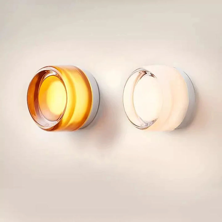 Minimalist LED Wall Lamp Amber Acrylic Wall Lights For Bedroom Bedside Living Room LED Lights Home Decor Luminarie