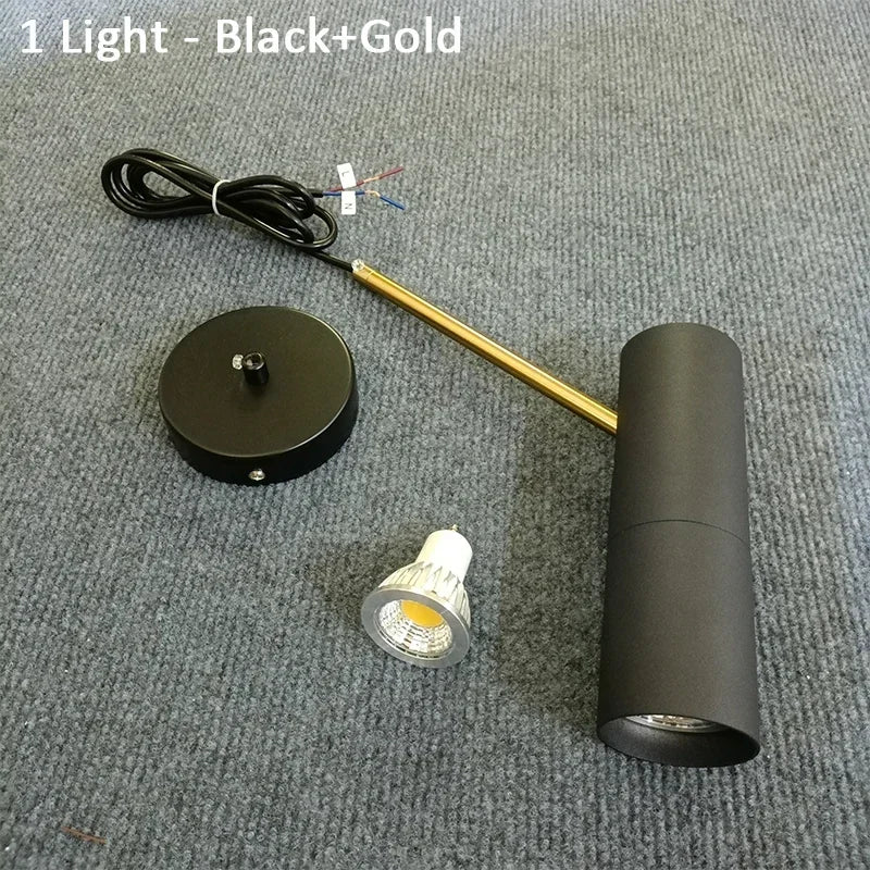 Minimalist LED Pendant Lamps Adjustable Angle Bedside Lights Chandeliers Living Dining Room Reading Lights Bar Decor Suspension