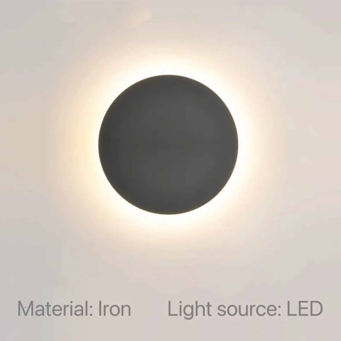 Led Round Wall Lights for Hallway Living Room Bedroom Aisle Modern Sconce Lamp Decoration Lighting Induction Switch Background