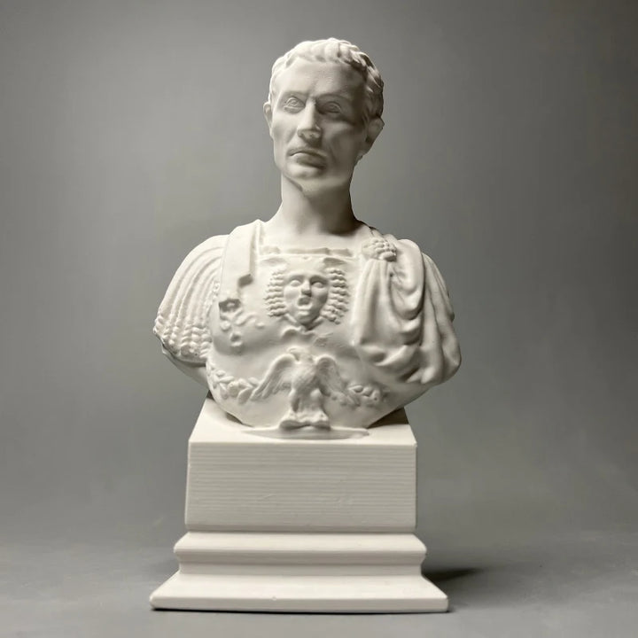 Creative Julius Caesar Plaster Sculpture Bust Art Sculpture Crafts Vintage Sketch Figure Statue Living Room Office Decoration