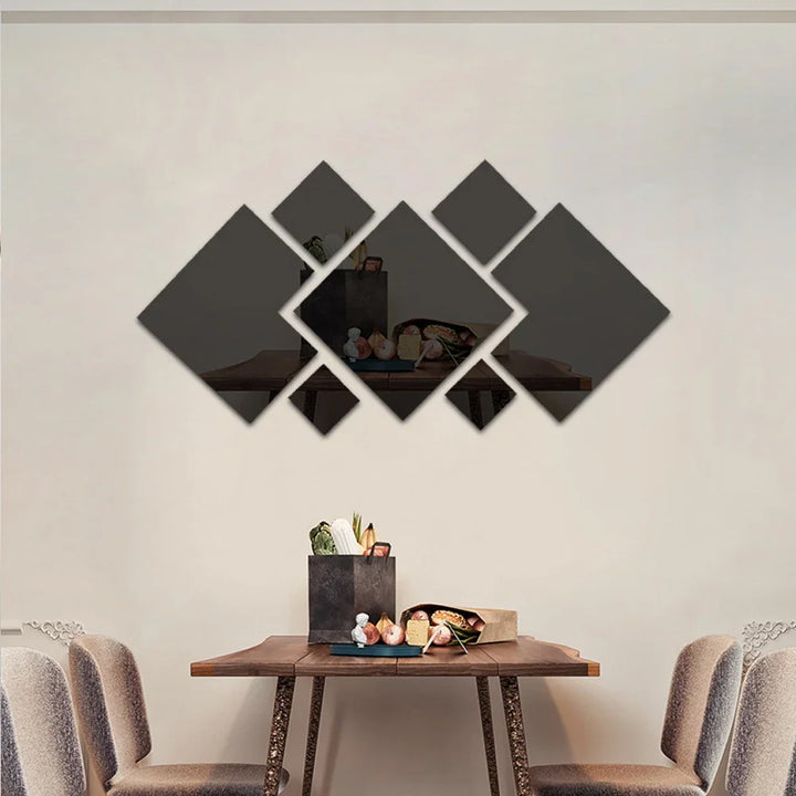 Acrylic 3D Mirror Wall Sticker For Bedroom Living Room Corridor DIY Background Wall Hotel Creative Background Mirror WallSticker