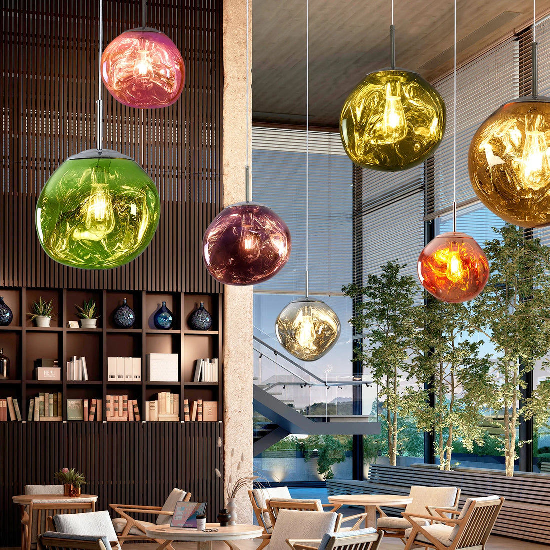 Designer Lava Pendant Light Luxury Villa Duplex Staircase Nordic Bar Modern Creative Dining Room Living Room Pendant Lighting