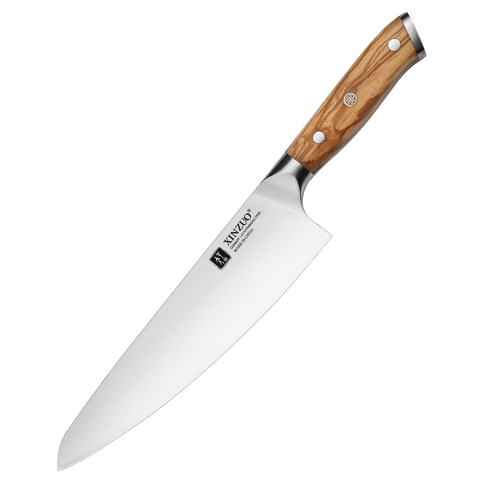 XINZUO Original Design 8.3'' Chef Knife German Din 1.4116 Steel Hardness 56-58HRC Ultra-sharp And Durable Kitchen Best Choice