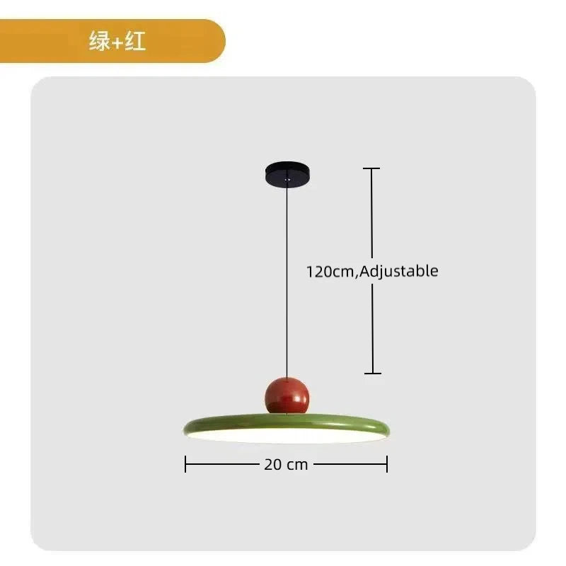 French Cream Flying Saucer Chandelier Modern Farmhouse Pendant Light  Ceiling Fixture for Dining Room Kitchen Living Room