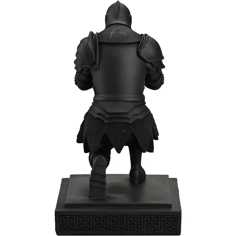 Armored Warrior Knight Pen holder desk organizer and accessory resin pen holder paper town, with a cool letter opener