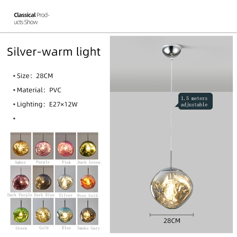 Designer Lava Pendant Light Luxury Villa Duplex Staircase Nordic Bar Modern Creative Dining Room Living Room Pendant Lighting