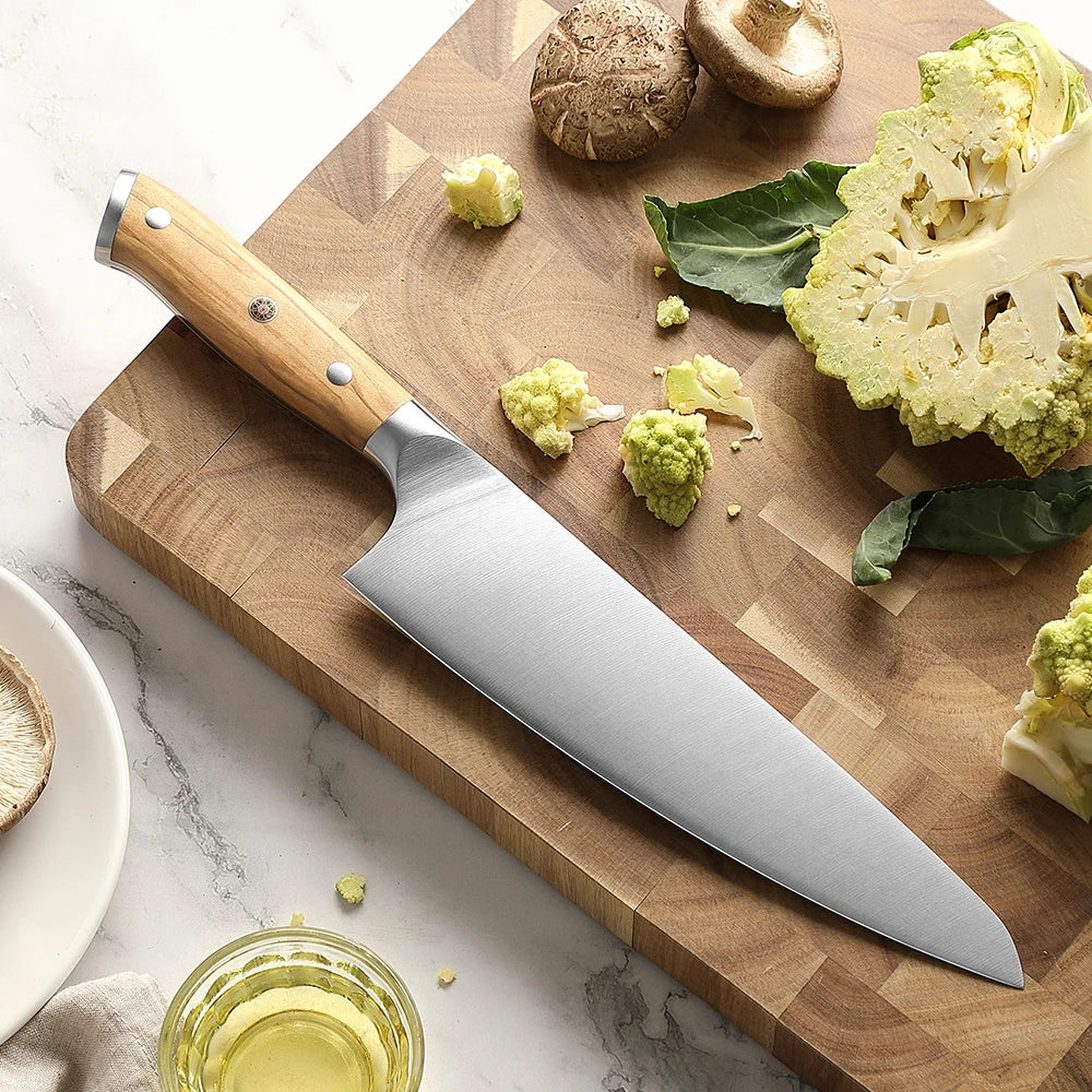 XINZUO Original Design 8.3'' Chef Knife German Din 1.4116 Steel Hardness 56-58HRC Ultra-sharp And Durable Kitchen Best Choice