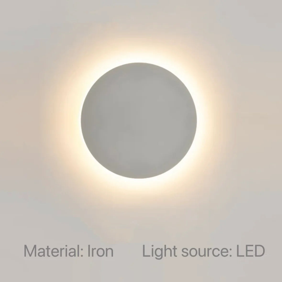 Led Round Wall Lights for Hallway Living Room Bedroom Aisle Modern Sconce Lamp Decoration Lighting Induction Switch Background