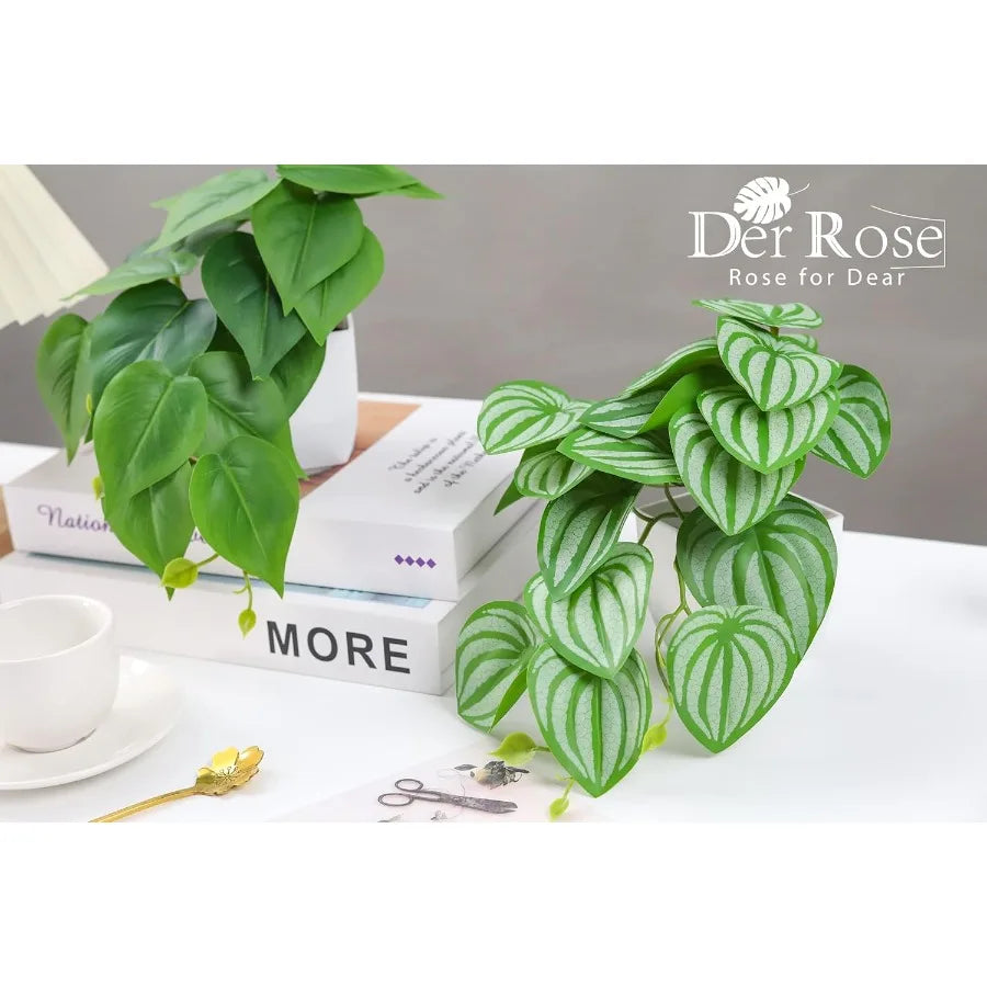 2Pcs Small Fake Plants Articial Mini Faux Plants for Bathroom Office Desk Shelf Table Accessories Decor Indoor
