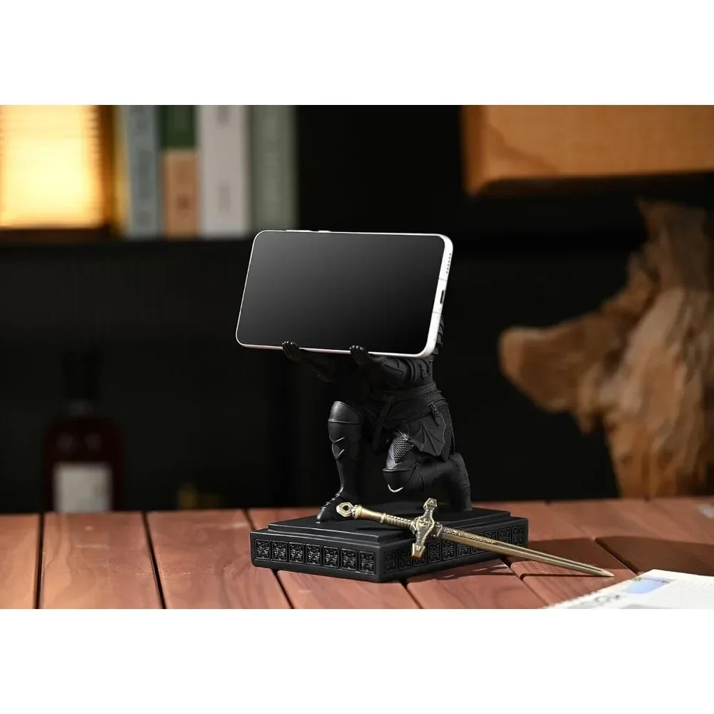 Armored Warrior Knight Pen holder desk organizer and accessory resin pen holder paper town, with a cool letter opener