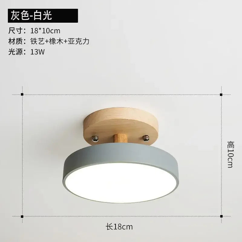 Nordic Macaron Ceiling Lamp Iron  Lamps for Living Room LED Lights for Room White/Green Furniture Luminaire Ceiling Lighting